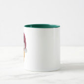 Amour Emoji baiser sous la tasse de Noël mistletoe (Centre)