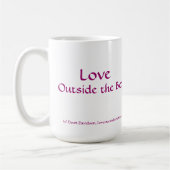 Amour en dehors de la boîte/de tasse (Gauche)