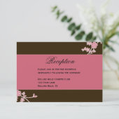 Amour en Fleur : Invitation à la réception de mari (Debout devant)