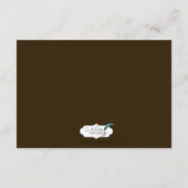 Amour en Fleur : Invitation à la réception de mari (Dos)