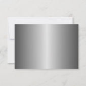 Amour en fleurs : Carte de réponse RSVP (Dos)