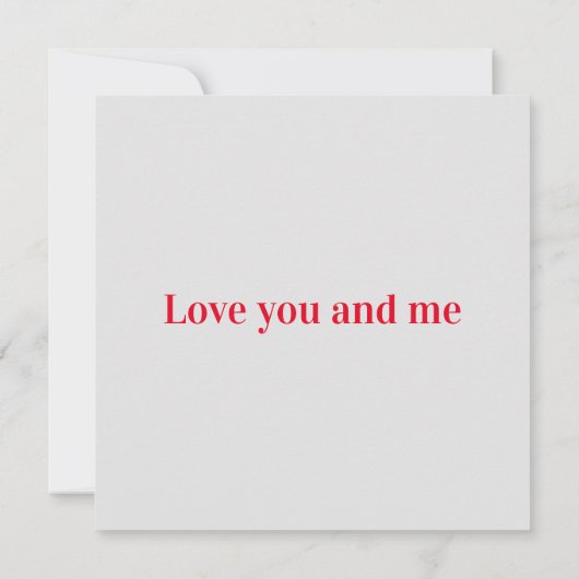 Amour en plusieurs langues  carte (Dos)