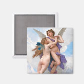 Amour en Psyche, Bouguereau Magneet (Voorkant / Achterkant)