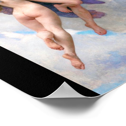 Amour en Psyche, Bouguereau Poster (Hoek)