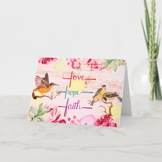 Amour, Espoir, Cartes de Foi (Devant)