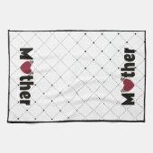 Amour et accolades serviette de cuisine de la mère (Horizontal)
