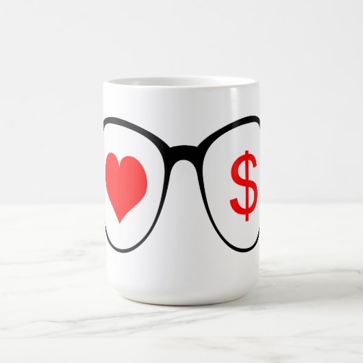 Amour et argent - tasses (Centre)