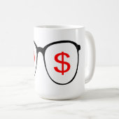 Amour et argent - tasses (Devant droit)