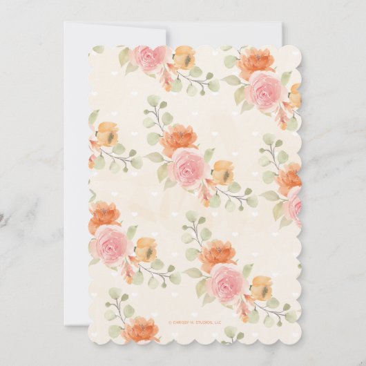 Amour et basket-ball Thème Mariage Invitations (Dos)