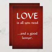 Amour Et Bon Merci D'Avocat (Devant / Derrière)