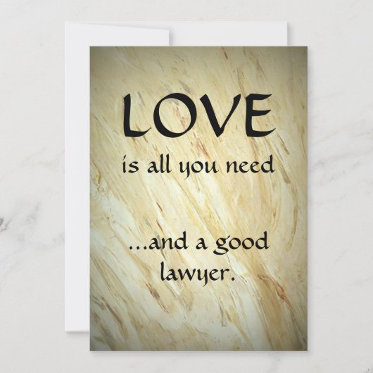 Amour Et Bon Merci D'Avocat (Devant)