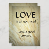 Amour Et Bon Merci D'Avocat (Devant / Derrière)