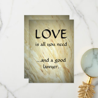 Amour Et Bon Merci D'Avocat