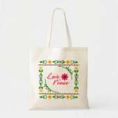 Amour et calme Sac fourre-tout romantique (Devant)