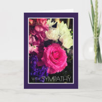 Amour et Condoléances ! Carte de sympathie spécial