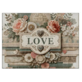 AMOUR et couches de la planche à découper des fleu (Devant)