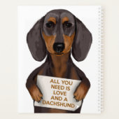 Amour et Dachshund (Dos)