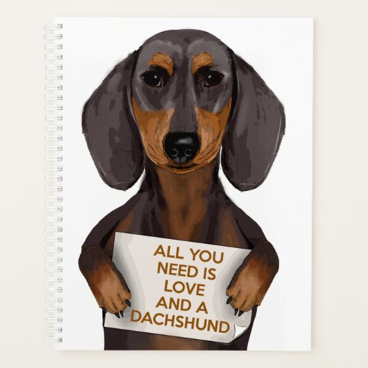 Amour et Dachshund (Devant)