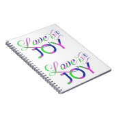 Amour Et Joie Carnet Coloré (Côté Droit)