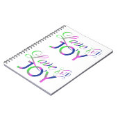 Amour Et Joie Carnet Coloré (Côté gauche)