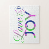 Amour Et Joie Colorful Jigsaw Puzzle Puzzle (Vertical)