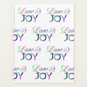 Amour Et Joie Planificateur Coloré