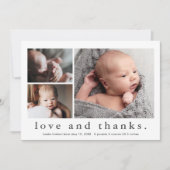 Amour et Merci 3 Photo Baby (Devant)