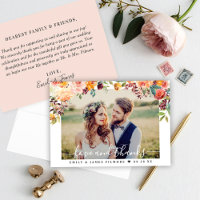 Amour et Merci Blush Fall Floral Mariage Photo