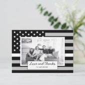 Amour et merci EMS Thin White Line Family Photo (Debout devant)