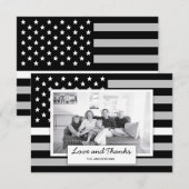 Amour et merci EMS Thin White Line Family Photo (Devant / Derrière)