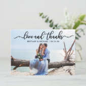 Amour et Merci mariages Calligraphie moderne (Debout devant)