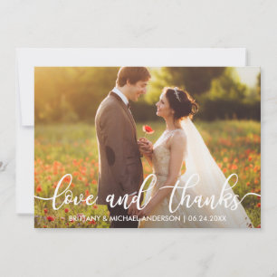 Amour et merci Merci Mariage moderne Photo