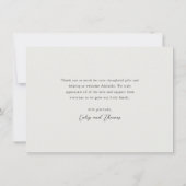 Amour et Merci Miniature Photo Baby (Dos)