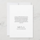 Amour et Merci Modern trois photos bébé (Dos)