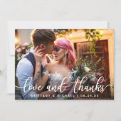 Amour et Merci | Photo de Merci Mariage moderne (Devant)