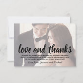 Amour et Merci photo Mariage (Devant)