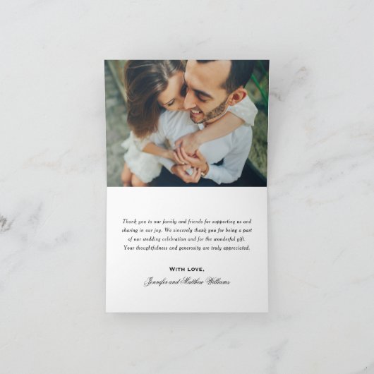 Amour et merci Photo Mariage noir et argent (Intérieur)