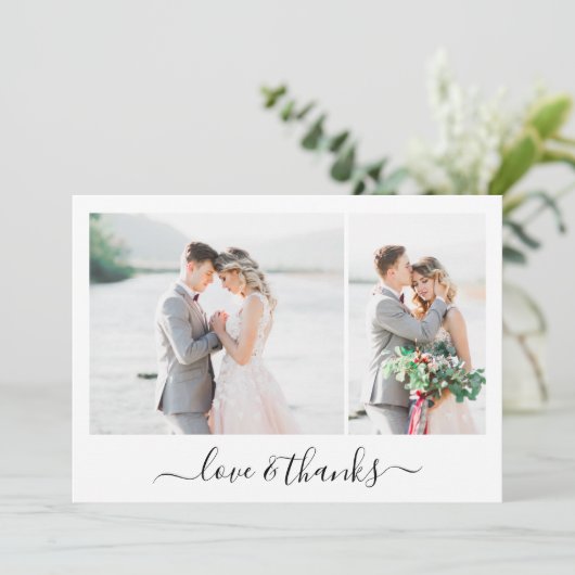 Amour et merci Script Photo Mariage (Debout devant)