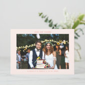 Amour et Merci Simple Mariage Photo Peach (Debout devant)