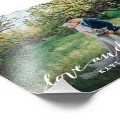 Amour et Merci Simple Script Full Bleed Photo (Coin)