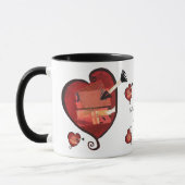 Amour et plus d'amour 11oz. Tasse (Gauche)