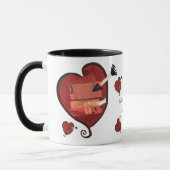 Amour et plus d'amour 11oz. Tasse (Gauche)