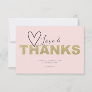 Amour et Remerciements Cœur Merci