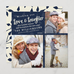 Amour et rire Carte photo de vacances / Marine Ble