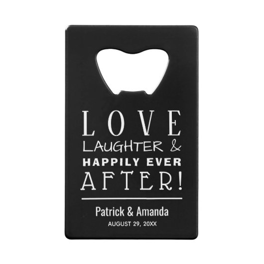 Amour et rire Mariage noir (Devant)