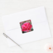 Amour et Romance sourit Stickers Rose Love Rose ro (Enveloppe)