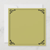 Amour et romance vintage, invitation de baiser d'e (Dos)