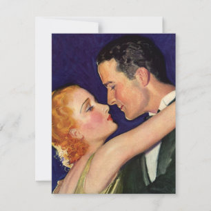 Amour et romance vintage, invitation Hollywood