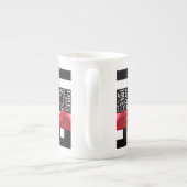 Amour et Rose Blackboard Style Mug (Dos)