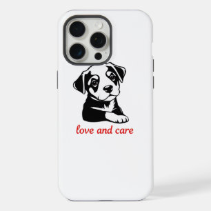 Amour et soin chiot
